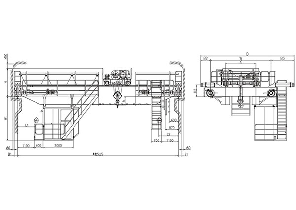 QDY型（xíng）5~10t冶金起重機