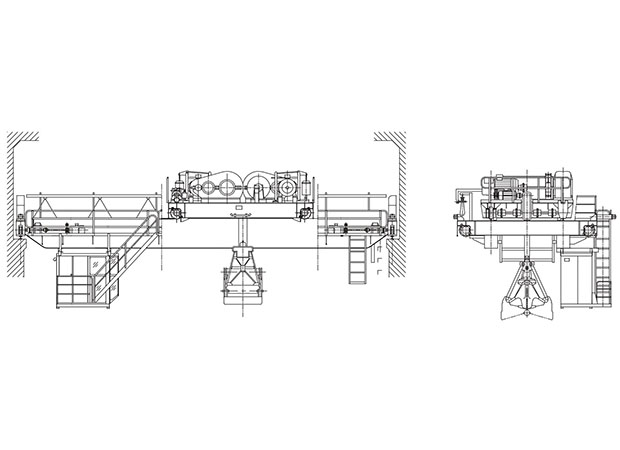 QZ型5~20t抓鬥橋式起重機
