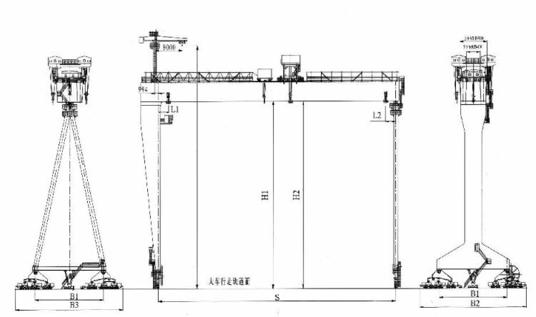 MU型造船（chuán）門式起重機