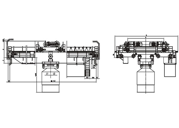 智能冶金（jīn）上料橋式（shì）起重機
