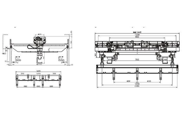 鋼管智能分配（pèi）起重機